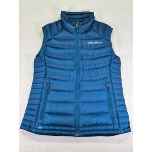 First Ascent Women's PS‎ EB850 Down Vest Eddie Bauer PERTEX Quantum Full Zip